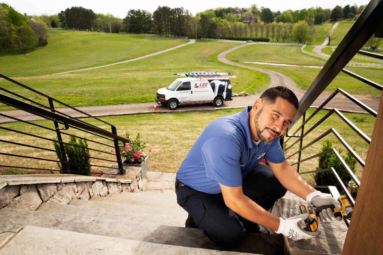 Home Services technicians. Photos taken in April 2019 in Middle Tennessee - Lee Company