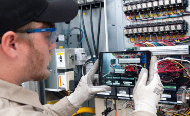 Lee Company technicians use XOi's platform in the field