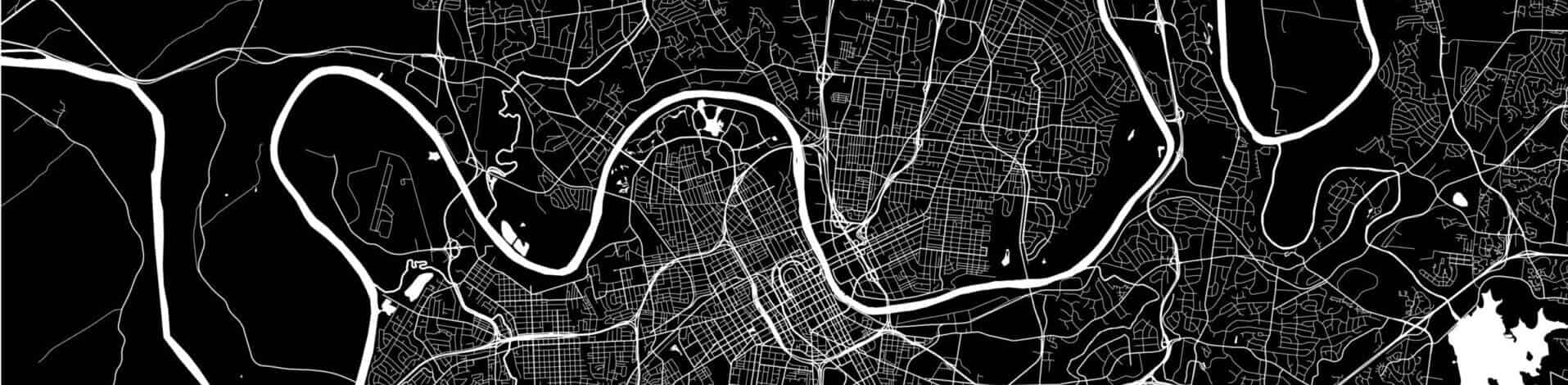 A map of Bellevue