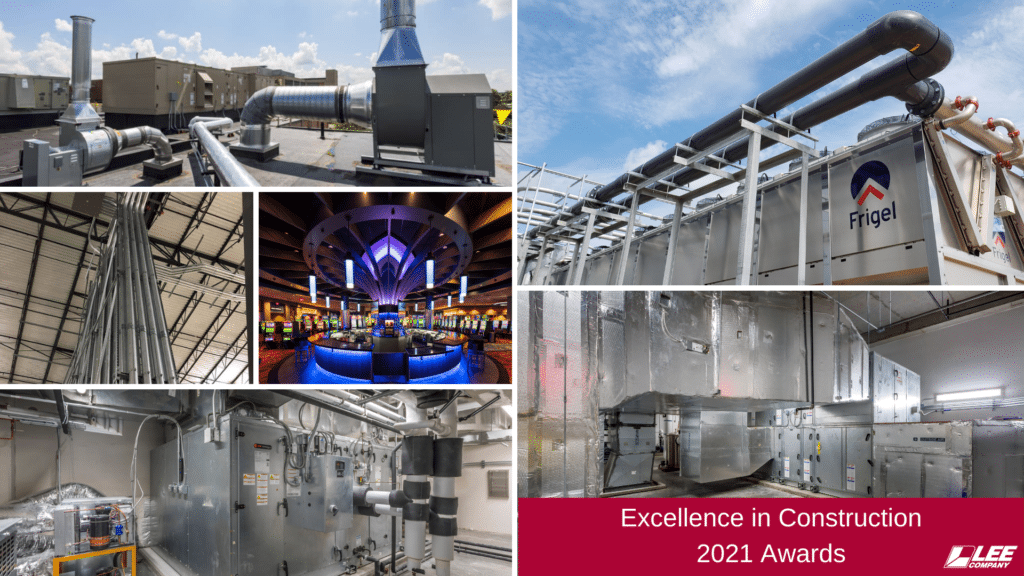 Congratulations 2021 Excellence in Construction Awards - Lee Company