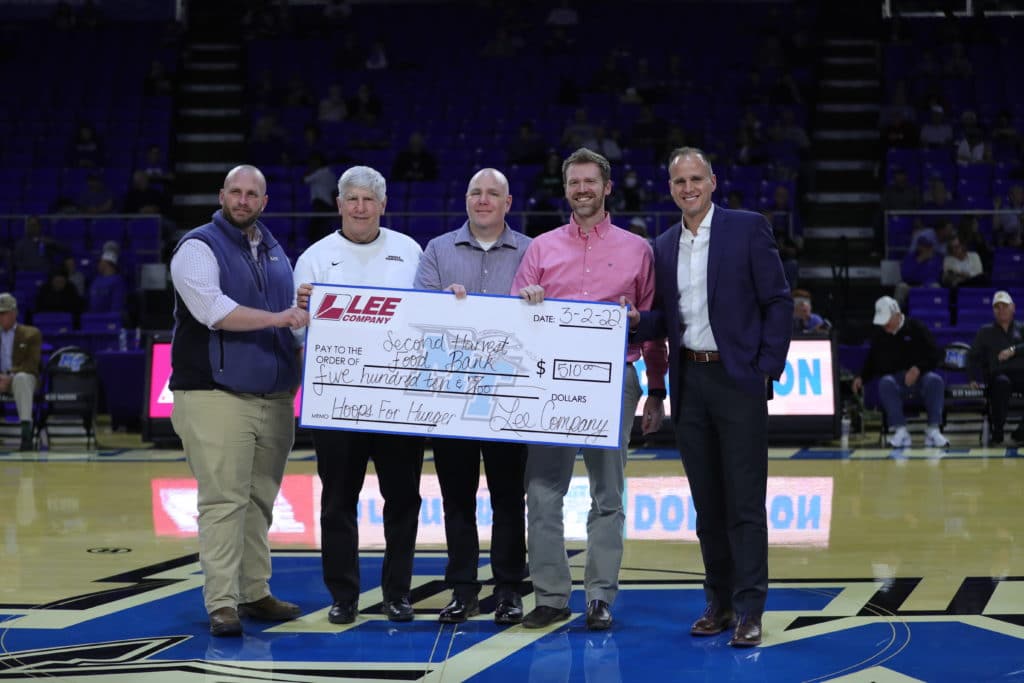 Lee Company Second Harvest Check Presentation