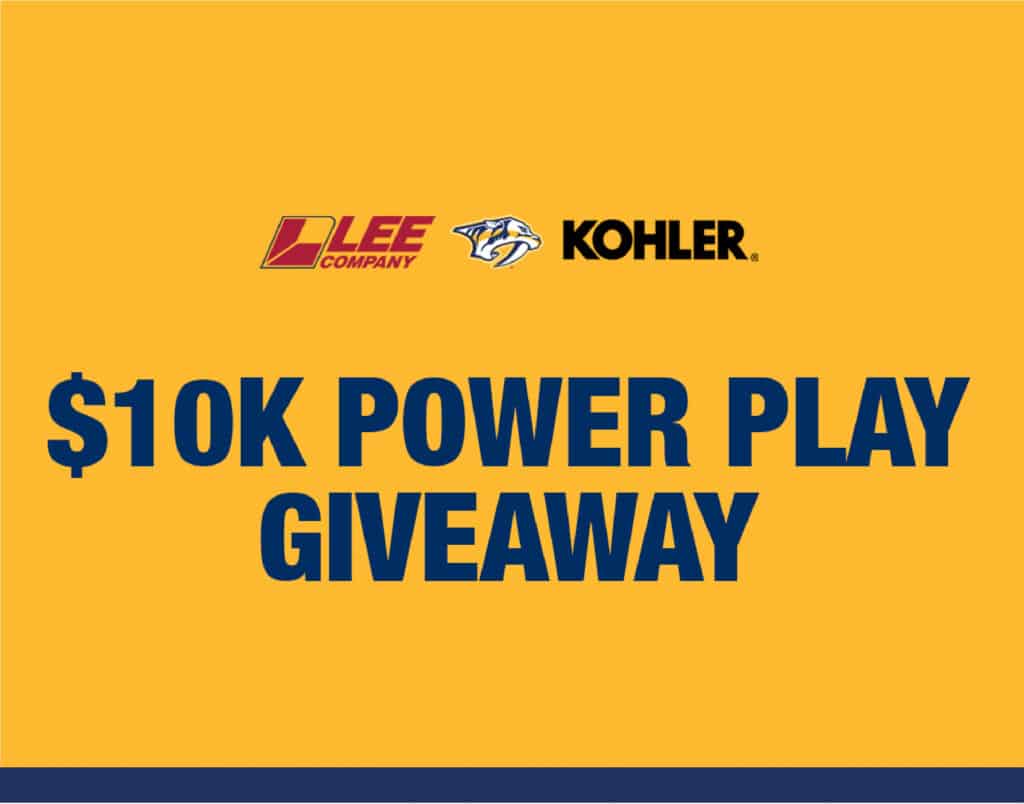 10K power play giveaway by Lee and Kohler