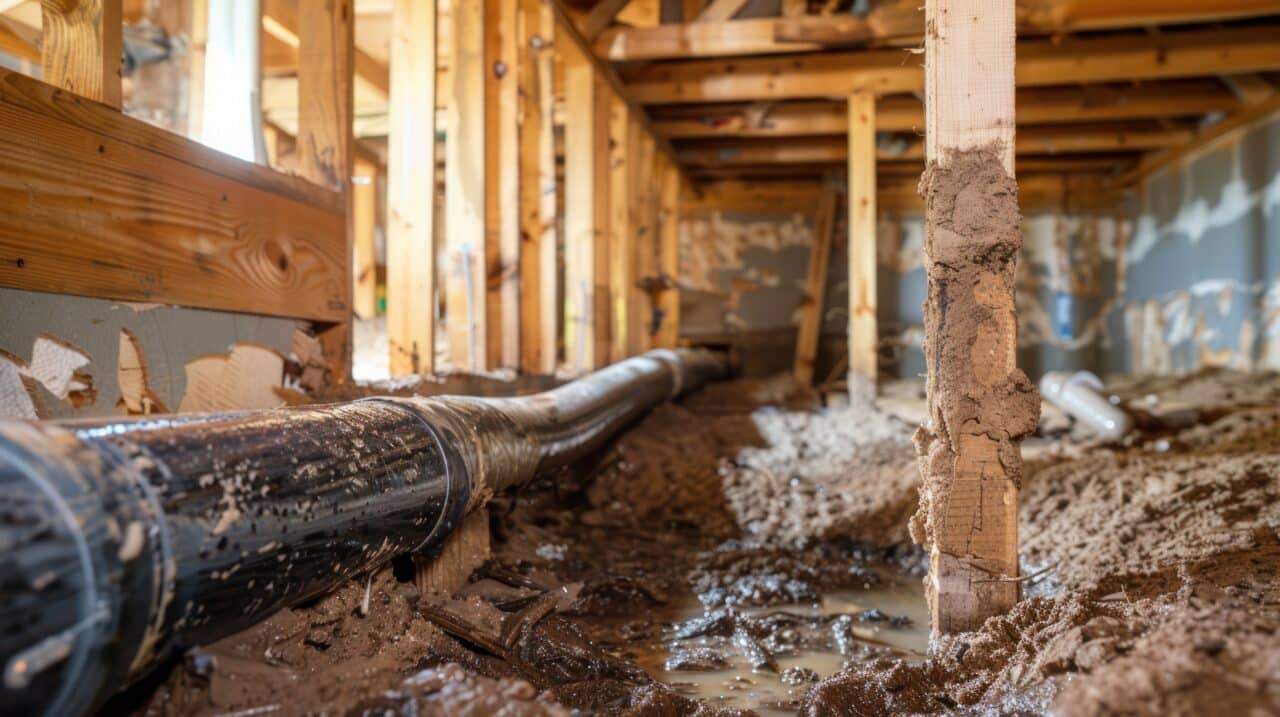 Signs of Moisture Under the House - Lee Company