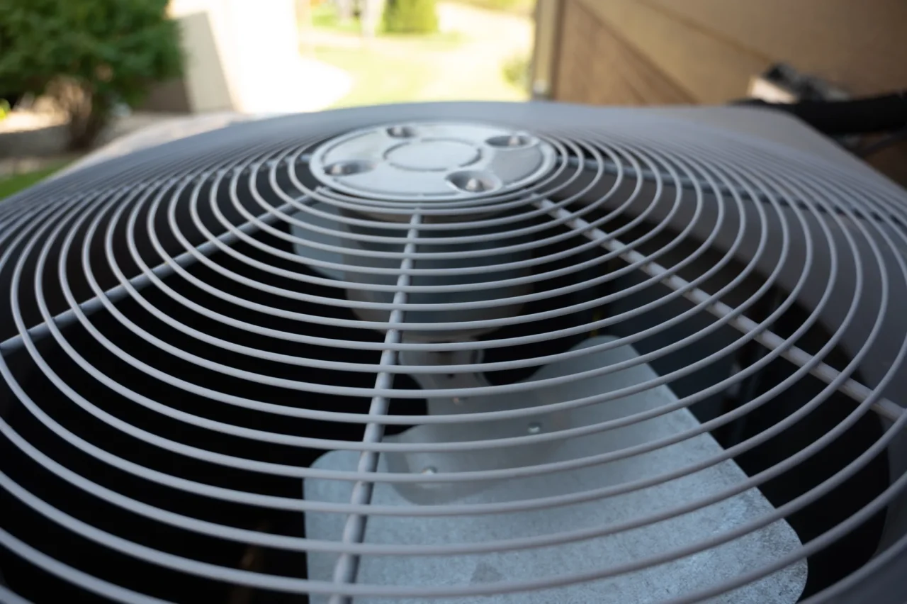 A residential air conditioner compressor.
