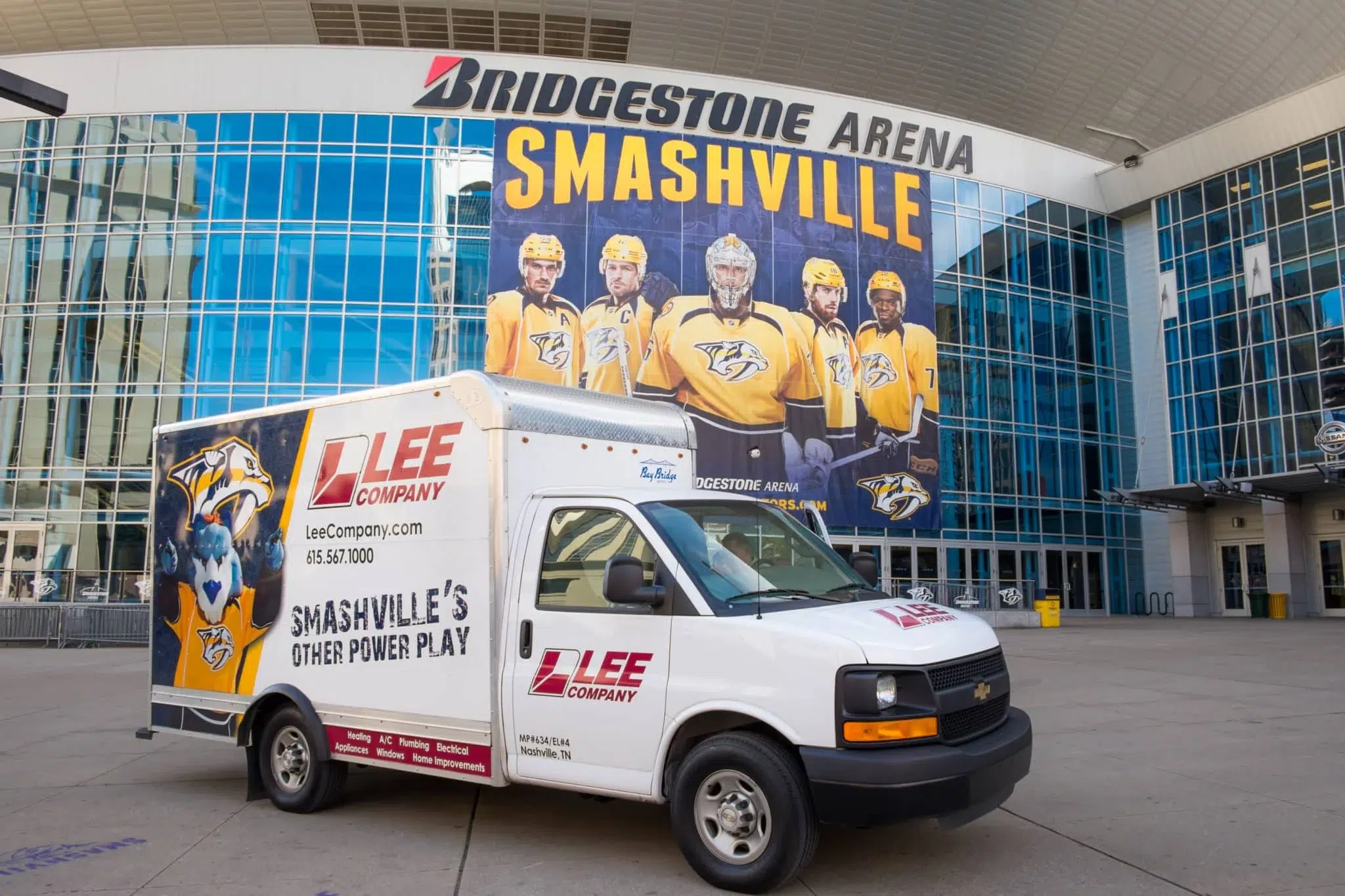 Lee Company truck in Nashville